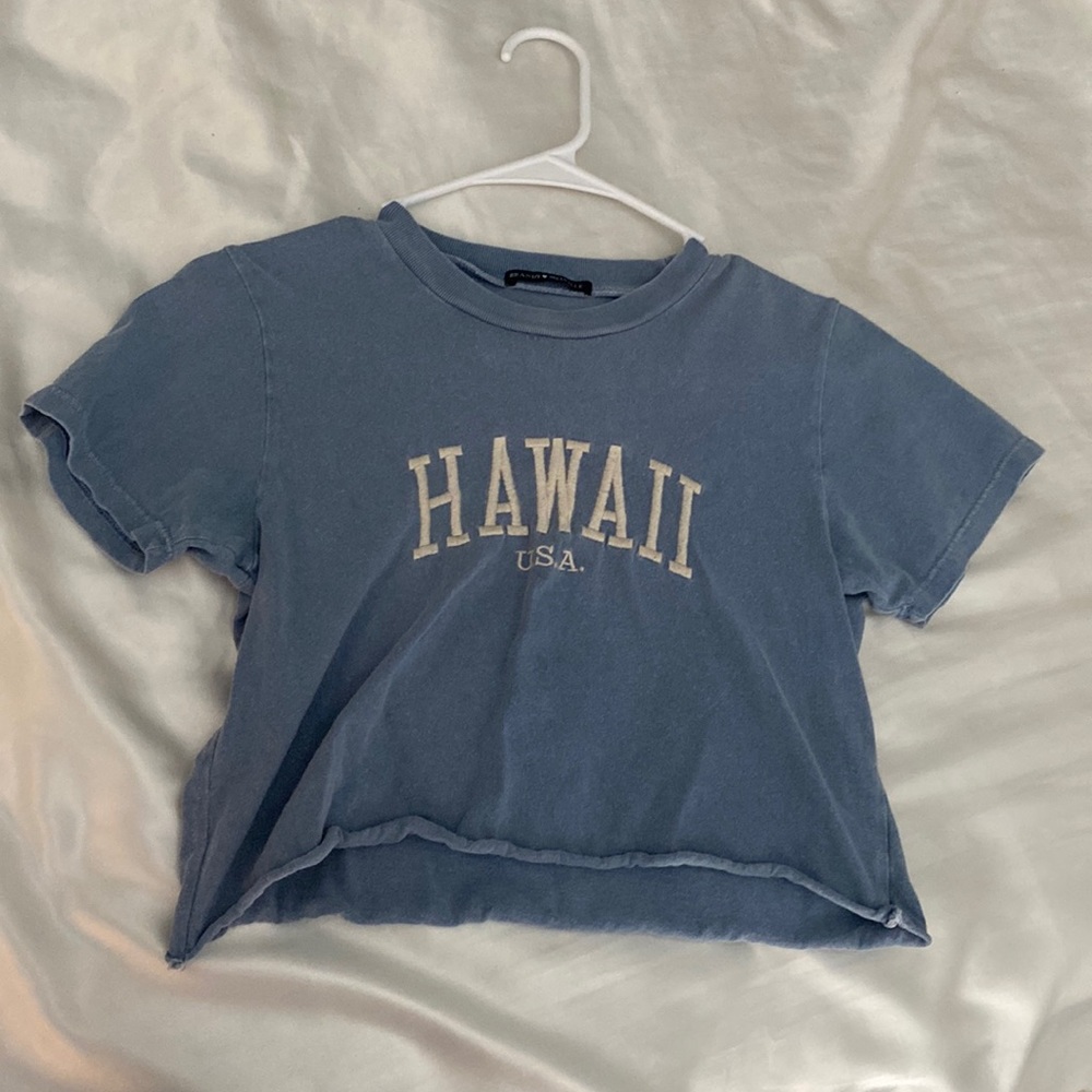 Brandy Melville Hawaii Cropped Tee